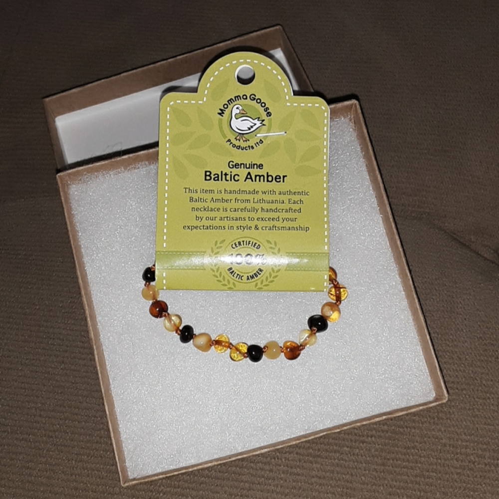 Amber baby bracelet